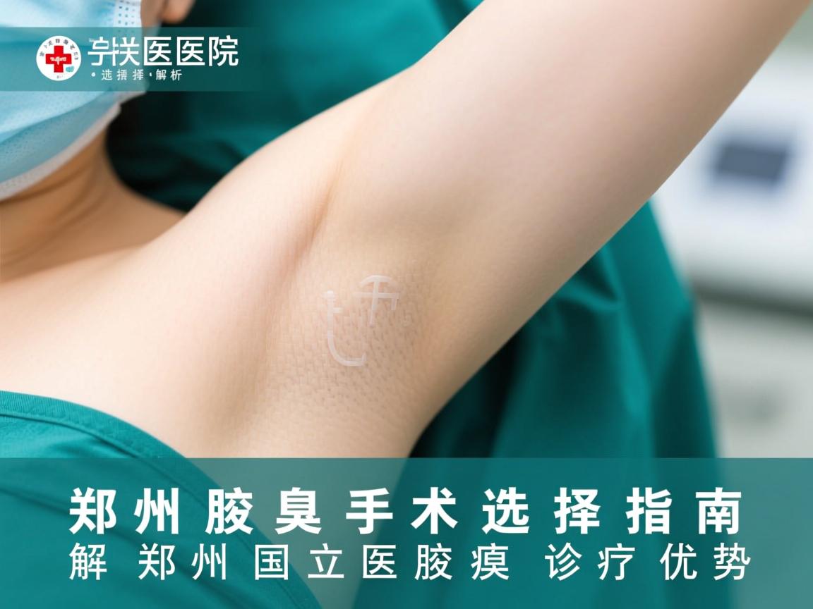 郑州腋臭手术选择指南，解析郑州国立医院腋臭诊疗优势