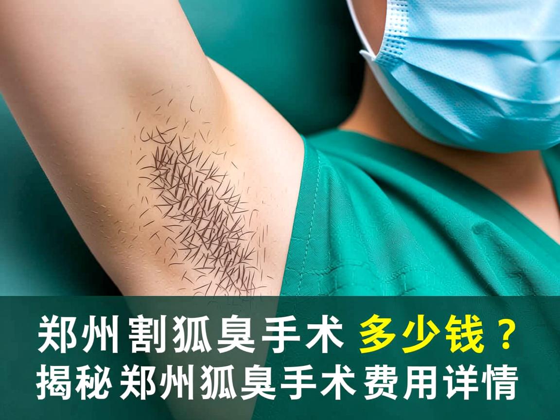 郑州割狐臭手术多少钱？揭秘郑州狐臭手术费用详情