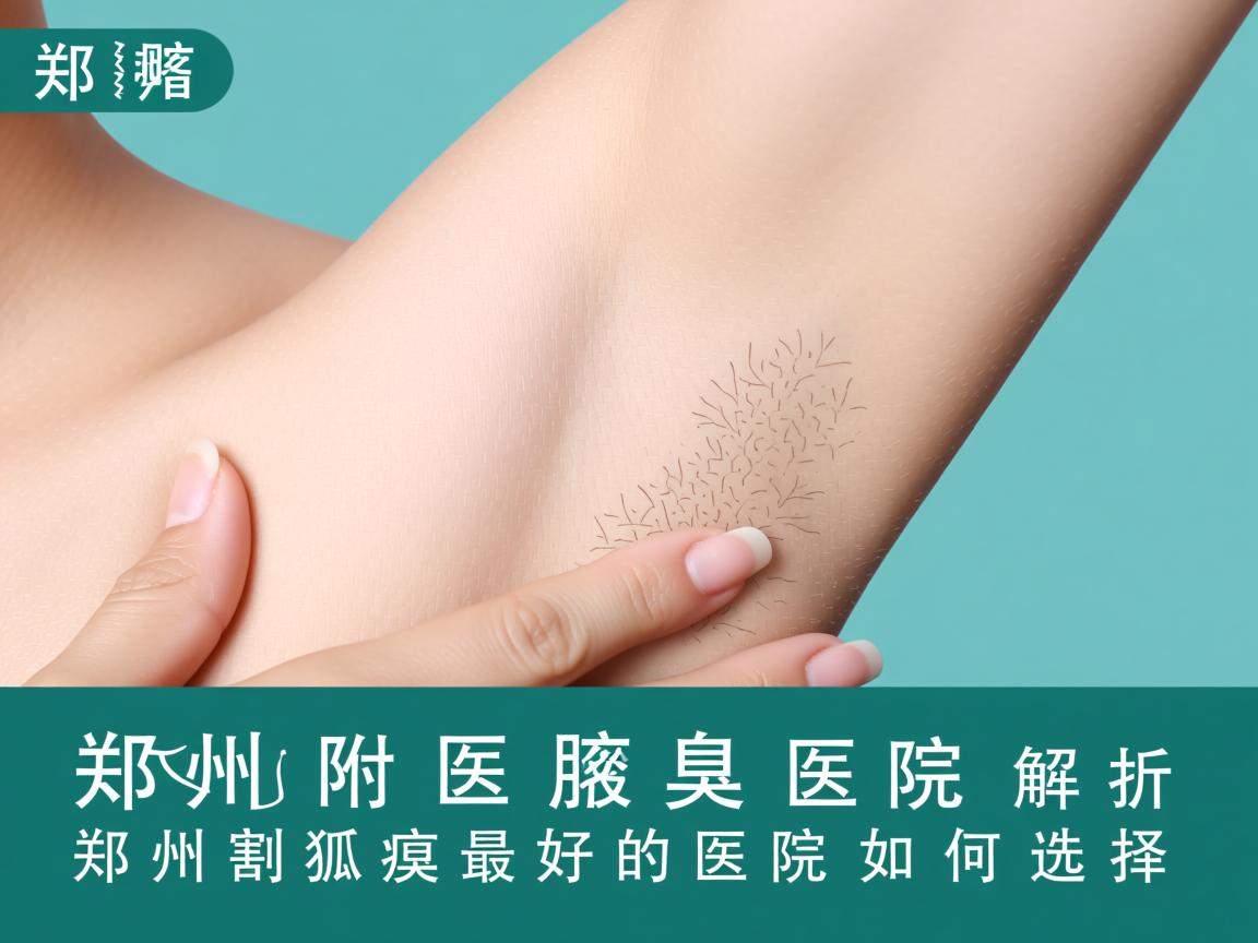 郑州附医腋臭医院解析，郑州割狐臭最好的医院如何选择