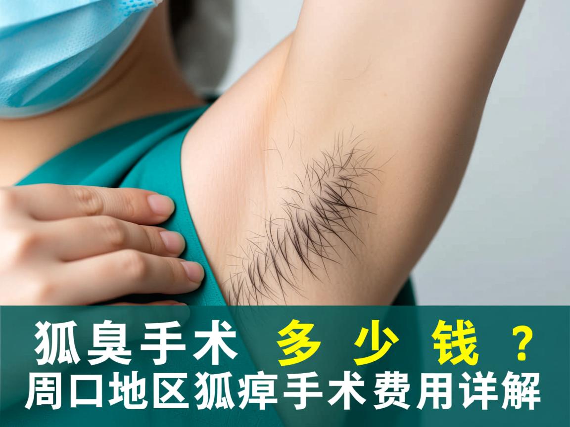 狐臭手术多少钱？周口地区狐臭手术费用详解