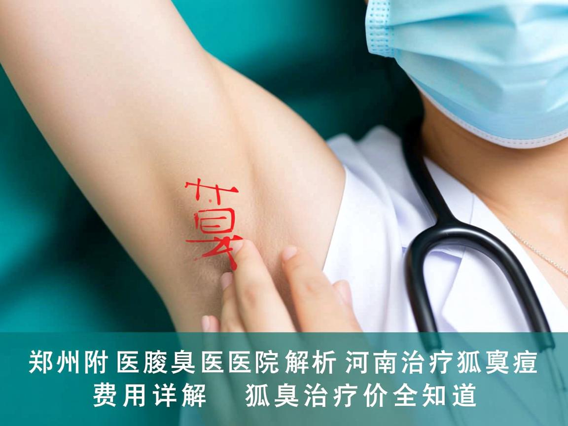 郑州附医腋臭医院解析，河南治疗狐臭费用详解，狐臭治疗价格全知道