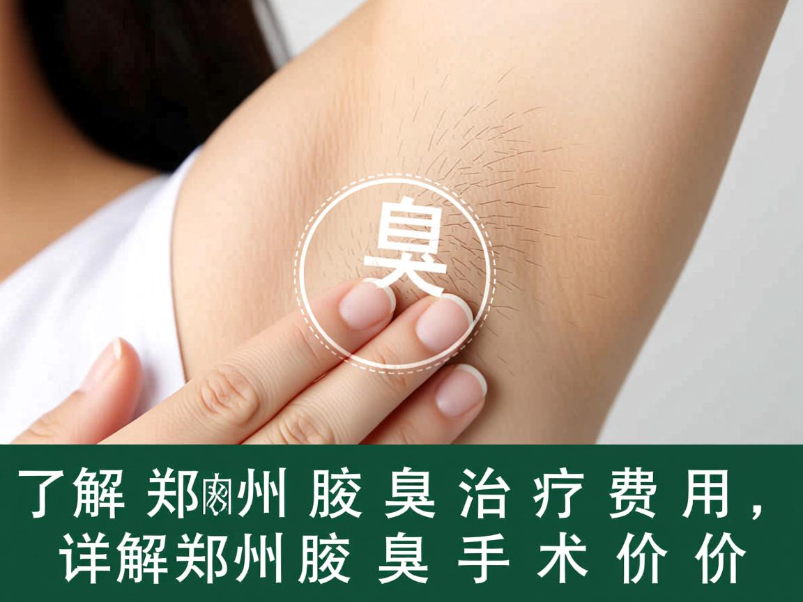 了解郑州腋臭治疗费用，详解郑州腋臭手术价格