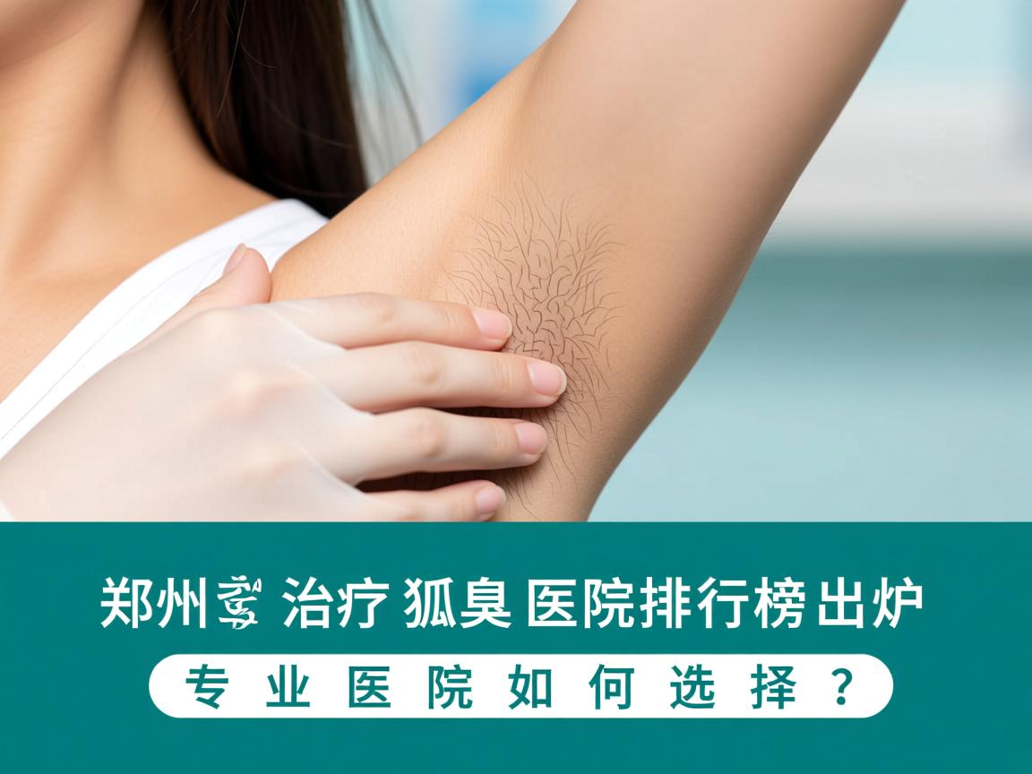 郑州治疗狐臭医院排行榜出炉，专业医院如何选择？