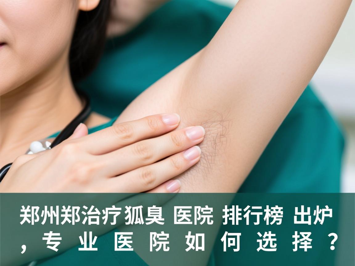 郑州治疗狐臭医院排行榜出炉，专业医院如何选择？