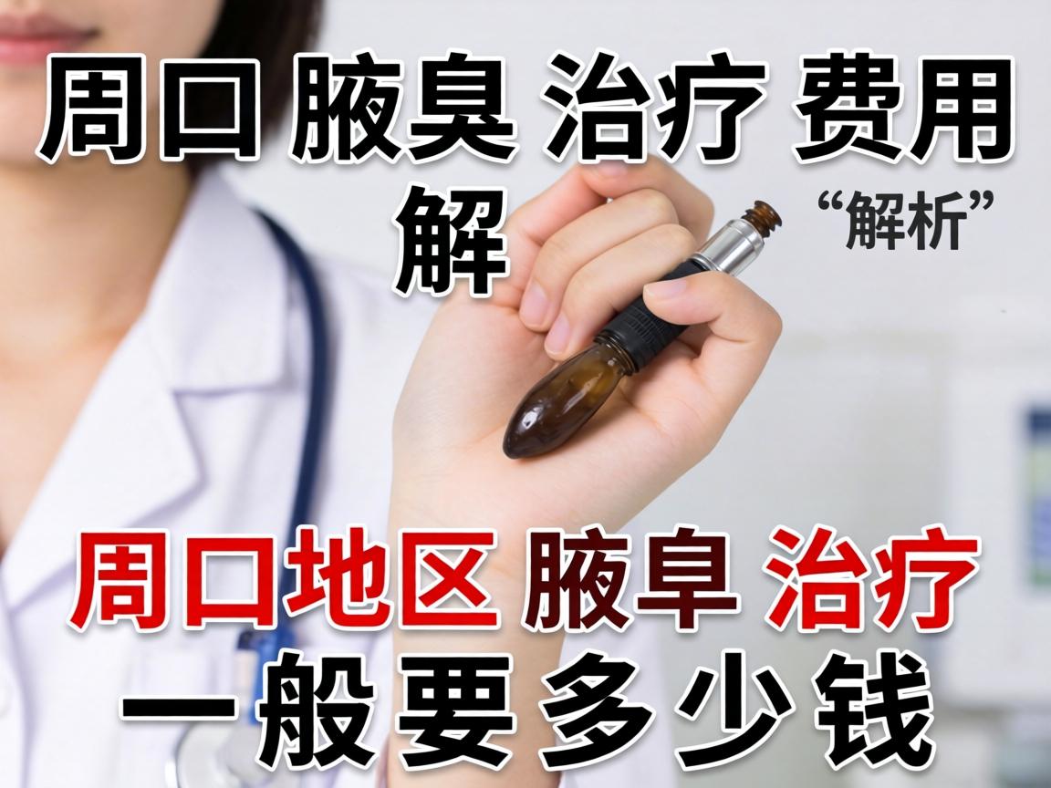 周口腋臭治疗费用解析，周口地区腋臭治疗一般要多少钱