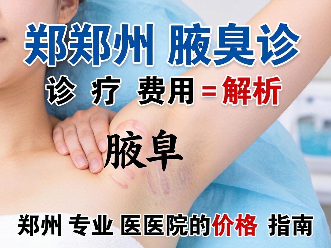 郑州腋臭诊疗费用解析，郑州专业医院的价格指南