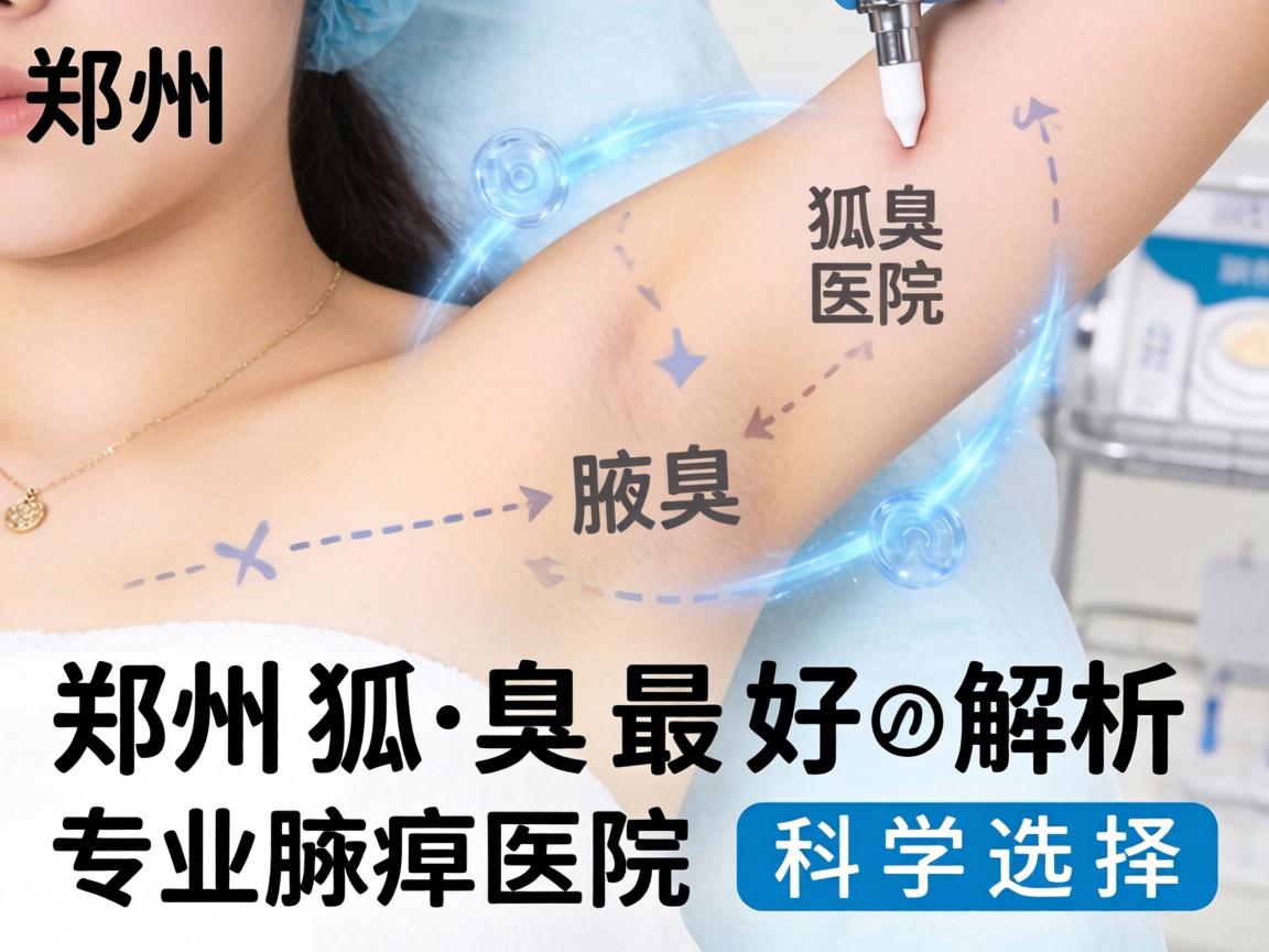 郑州去狐臭最好医院解析，郑州专业腋臭医院的科学选择