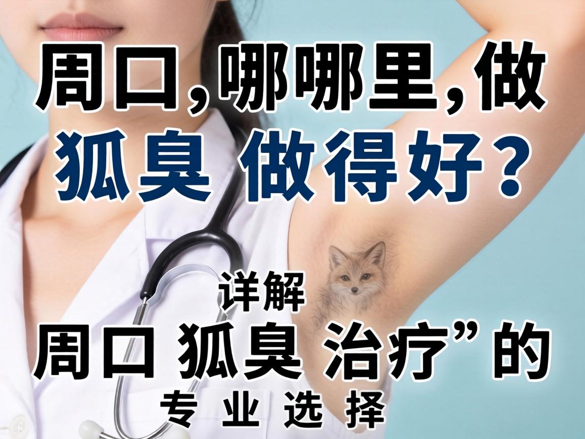 周口哪里做狐臭做得好？详解周口狐臭治疗的专业选择