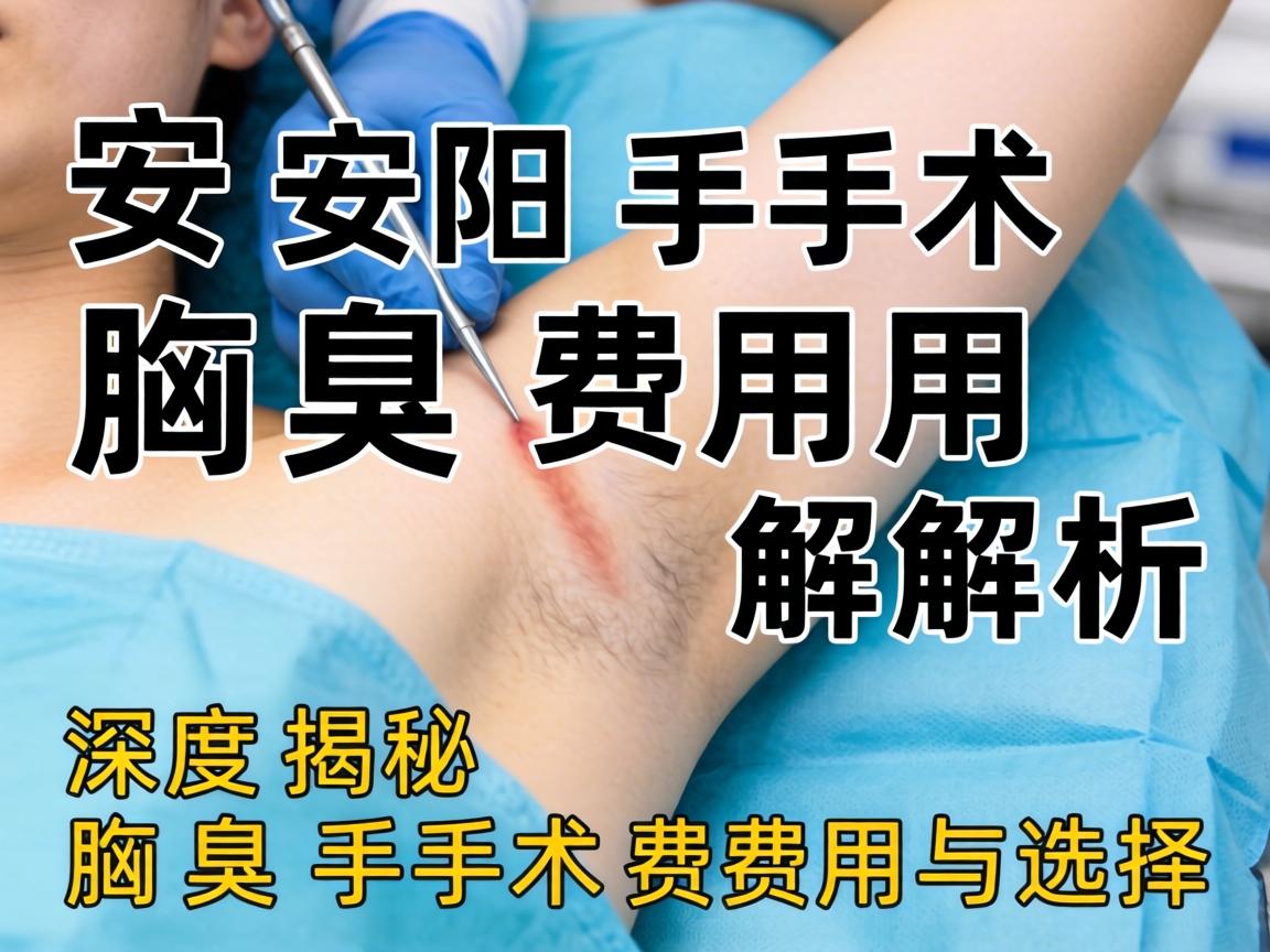 安阳手术腋臭费用解析，深度揭秘腋臭手术费用与选择