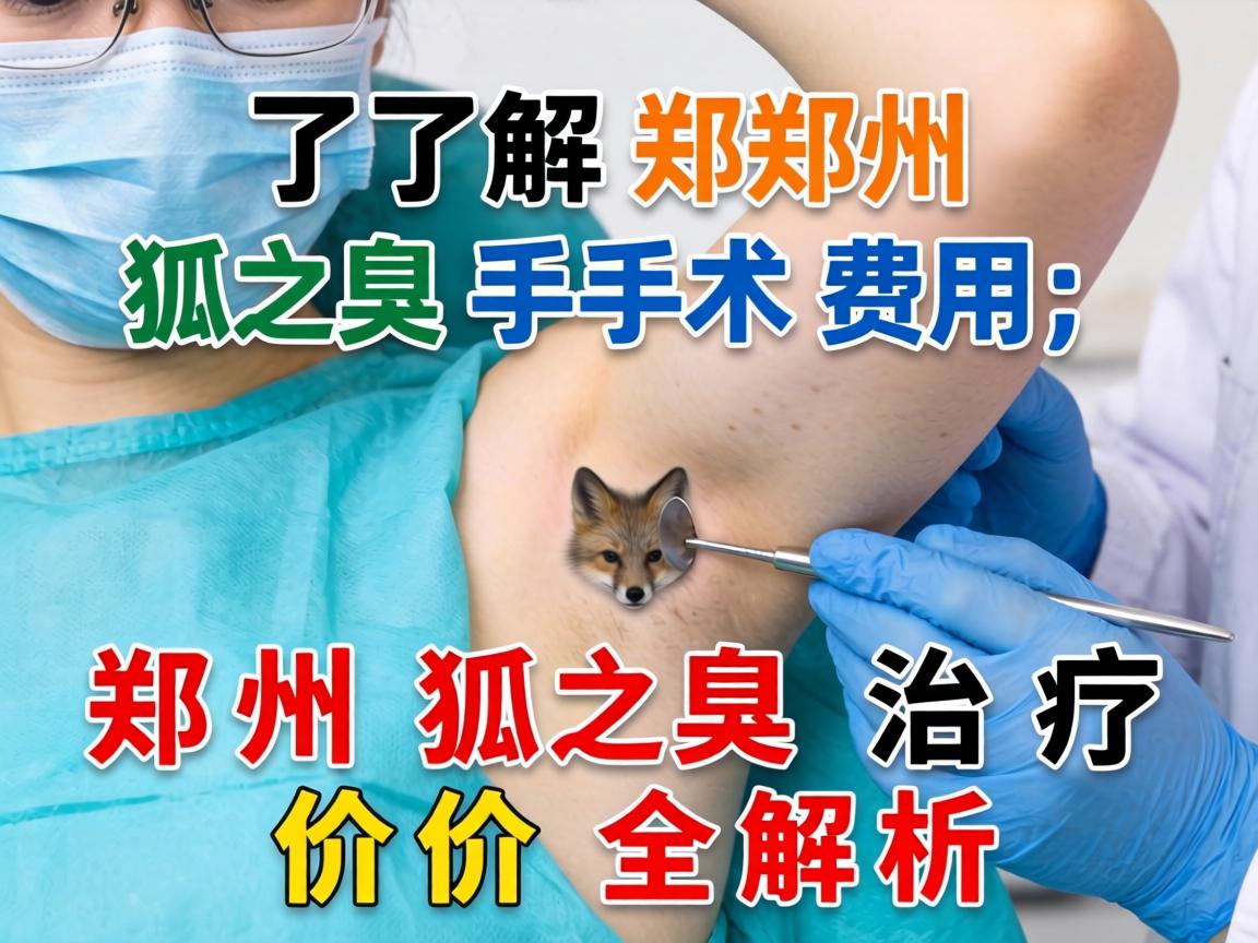 了解郑州狐臭手术费用，郑州狐臭治疗价格全解析