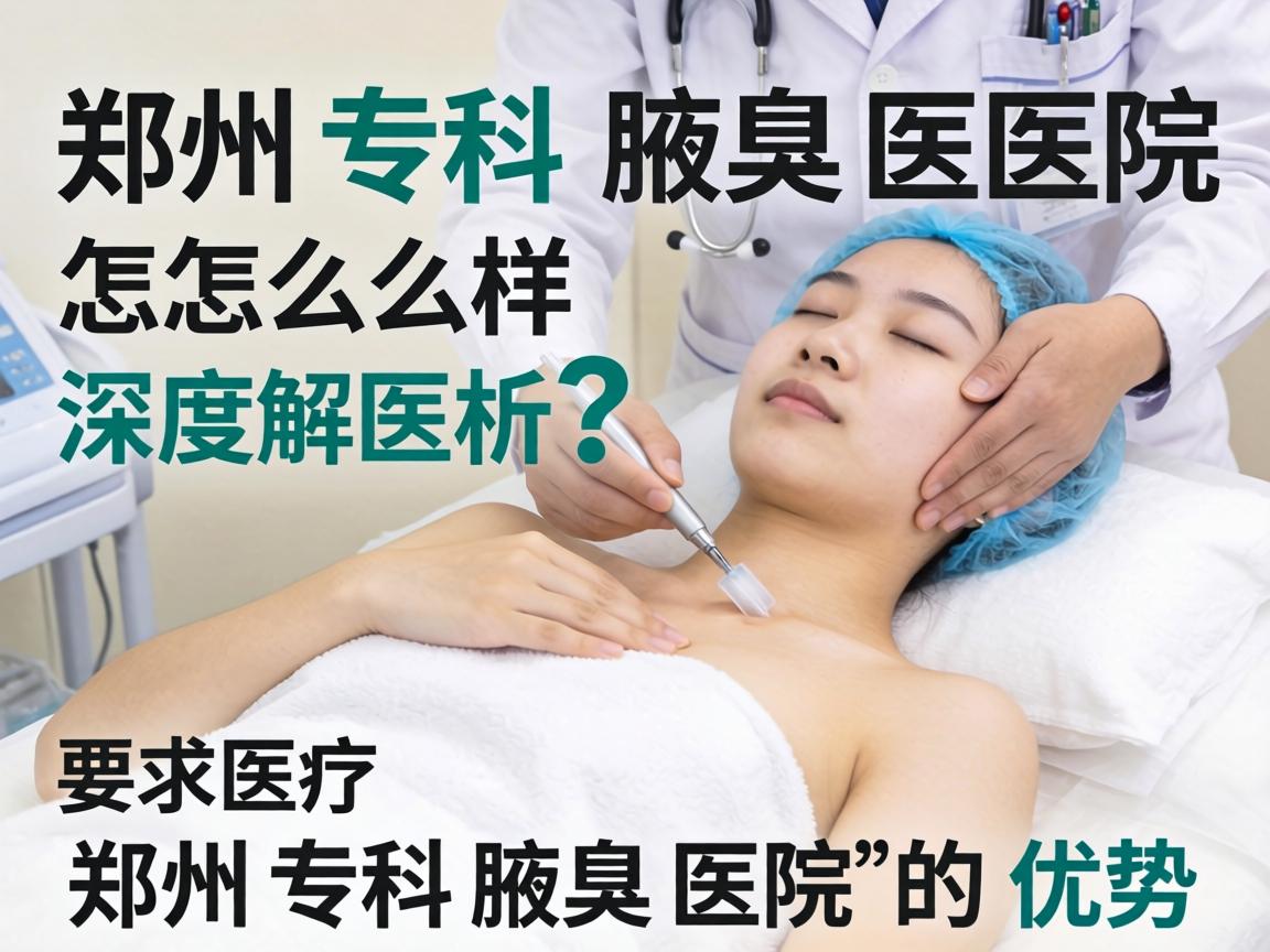 郑州专科腋臭医院怎么样？深度解析郑州专科腋臭医院的优势