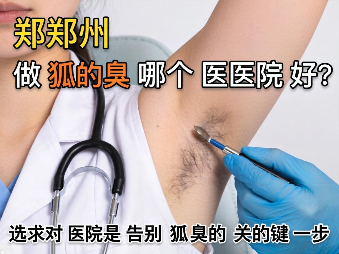郑州做狐臭哪个医院好？选对医院是告别狐臭的关键一步