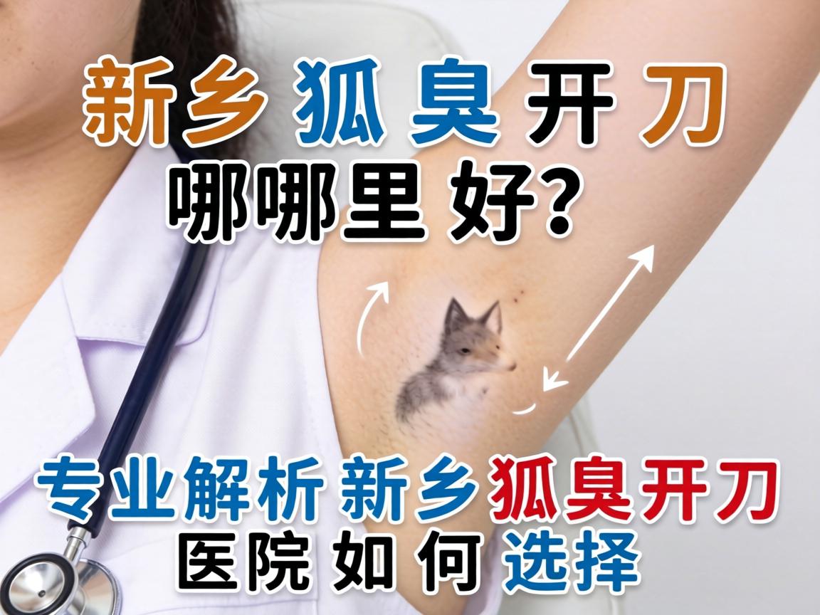 新乡狐臭开刀哪里好？专业解析新乡狐臭开刀医院如何选择