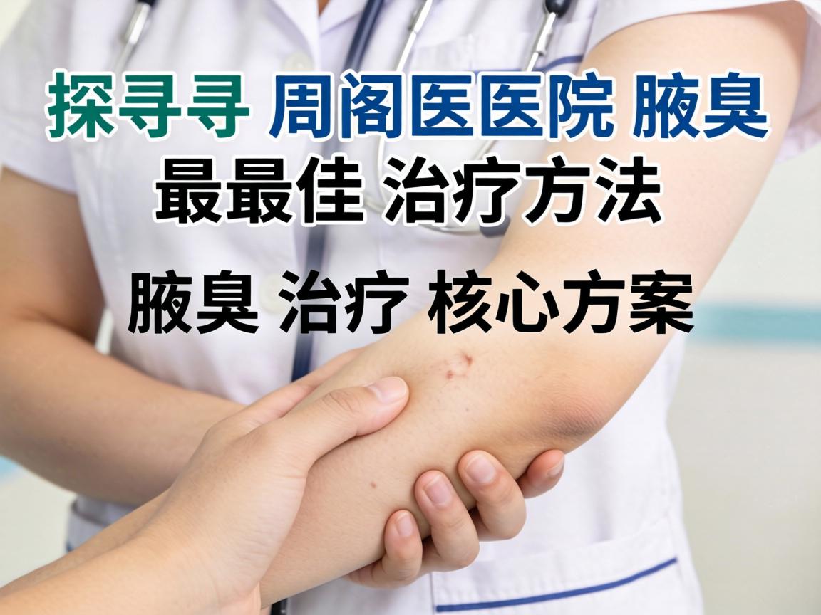 探寻周口医院腋臭最佳治疗方法，详解腋臭治疗核心方案