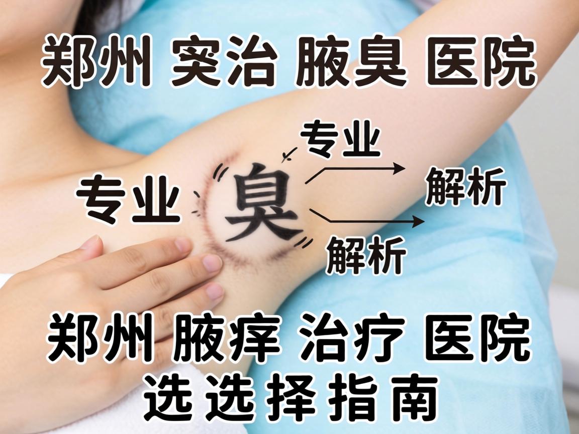 郑州治腋臭医院专业解析，郑州腋臭治疗医院的选择指南