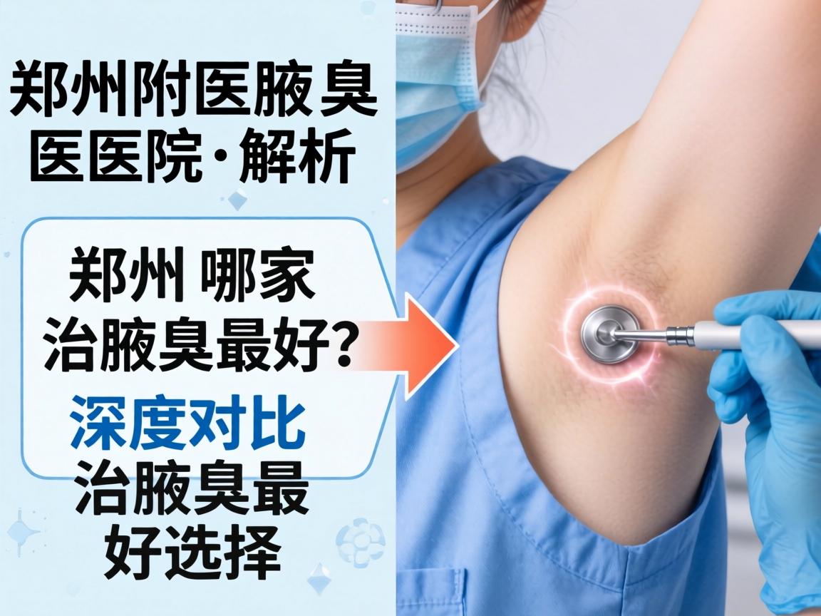郑州附医腋臭医院解析，郑州哪家治腋臭最好？深度对比治腋臭最好选择