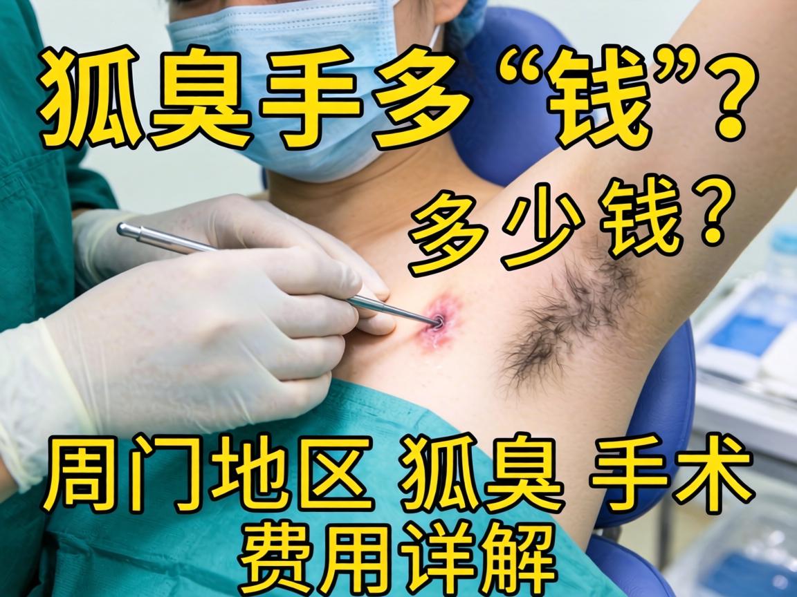 狐臭手术多少钱？周口地区狐臭手术费用详解