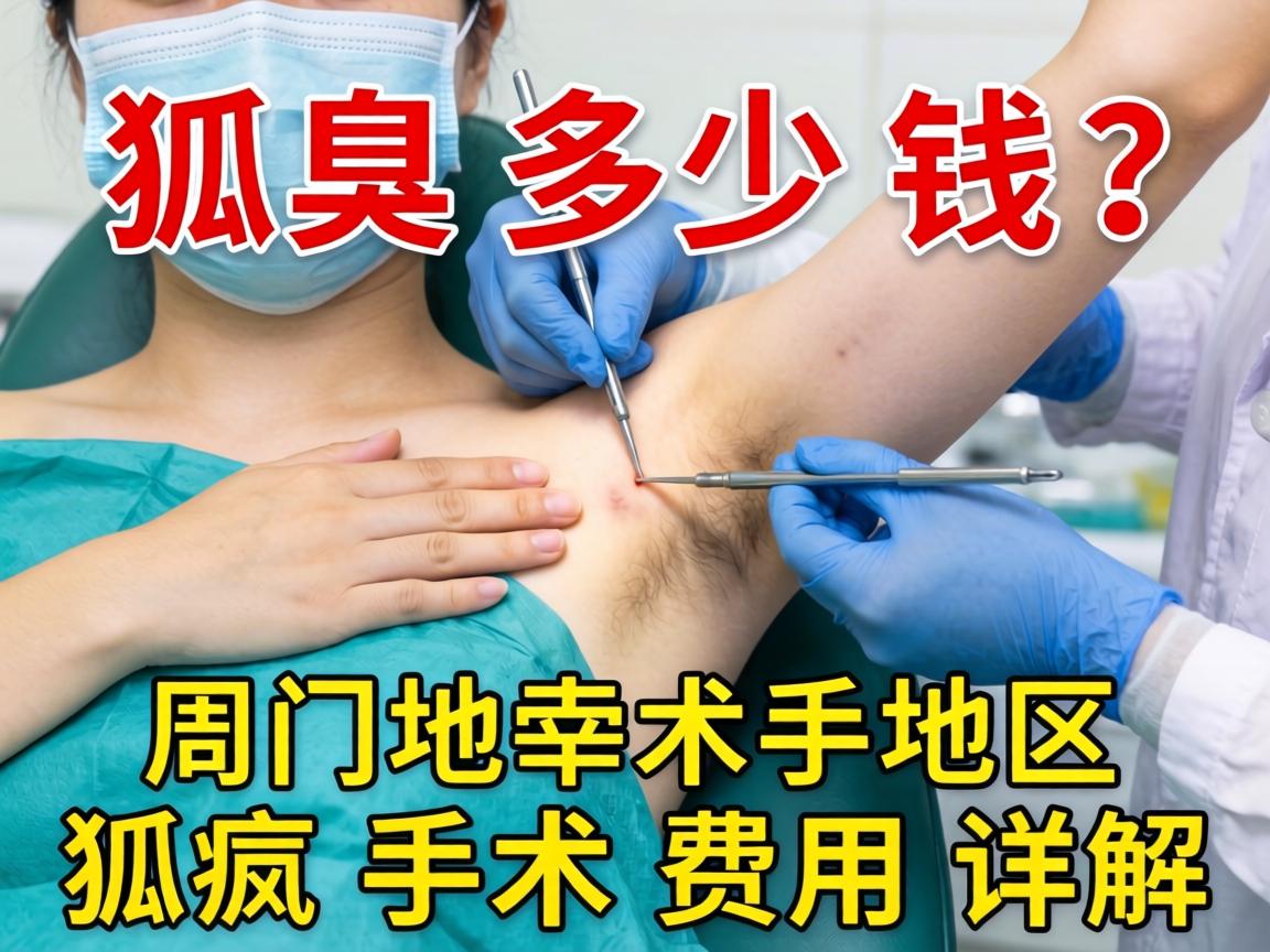 狐臭手术多少钱？周口地区狐臭手术费用详解