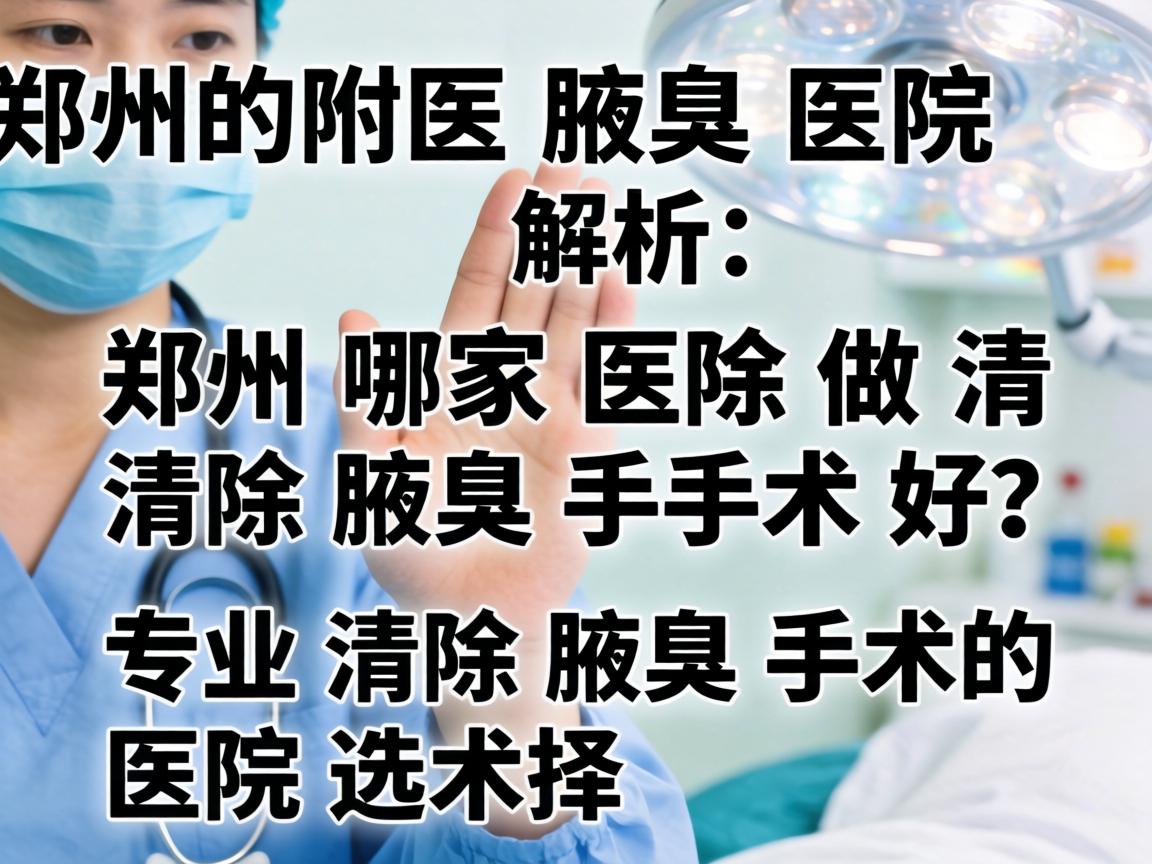 郑州附医腋臭医院解析,郑州哪家医院做清除腋臭手术好,专业清除腋臭手术的医院选择 郑州附医腋臭医院解析,郑州哪家医院做清除腋臭手术好,专业清除腋臭手术的医院选择