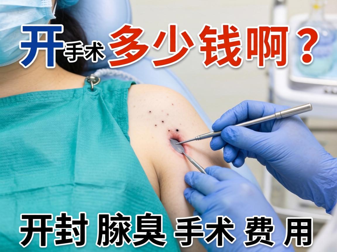 开封腋臭手术多少钱啊？详解开封腋臭手术费用