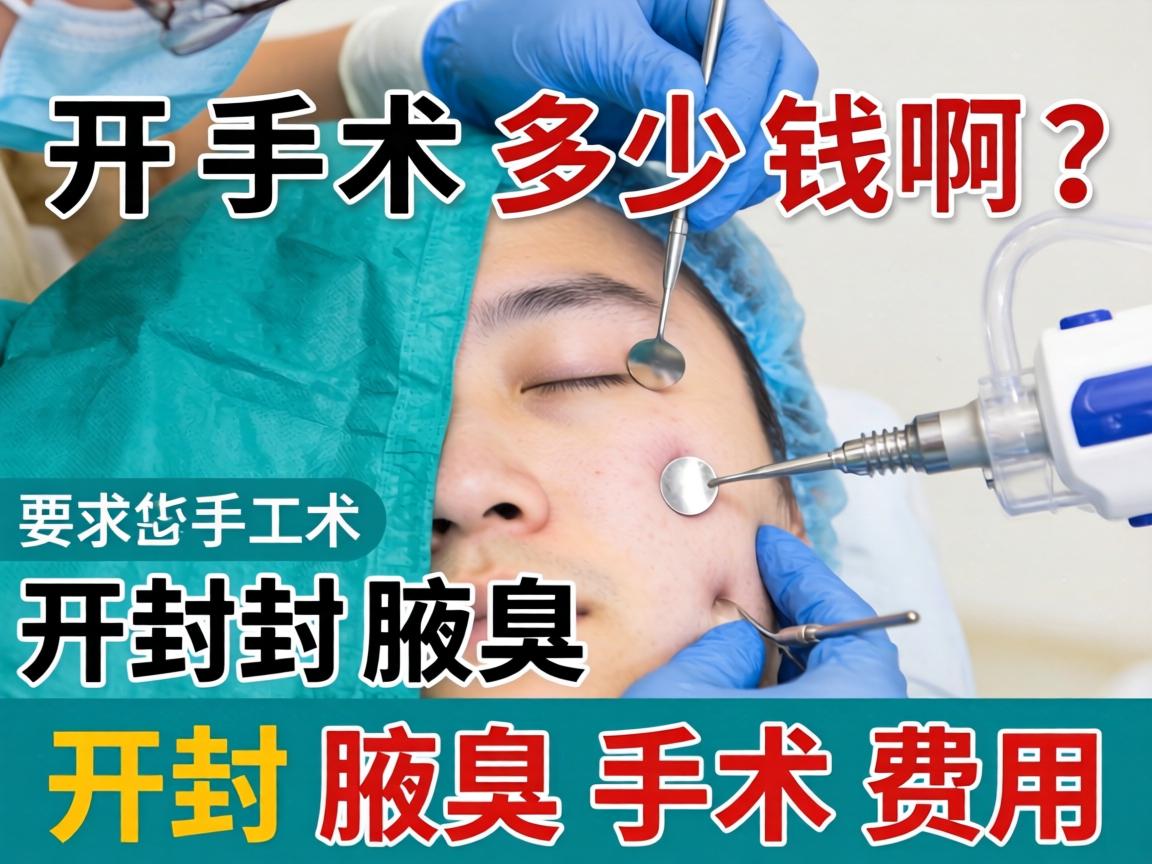 开封腋臭手术多少钱啊？详解开封腋臭手术费用