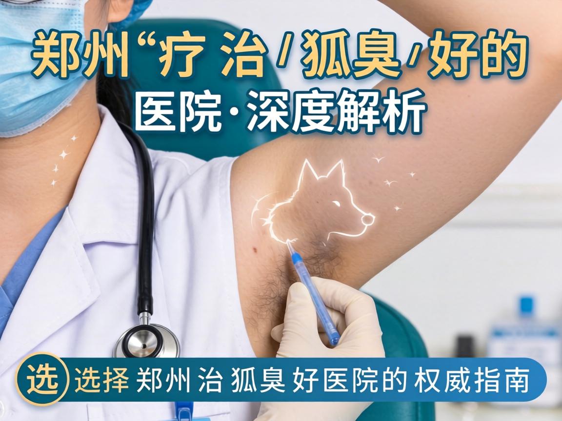 郑州治狐臭好的医院深度解析，选择郑州治狐臭好医院的权威指南