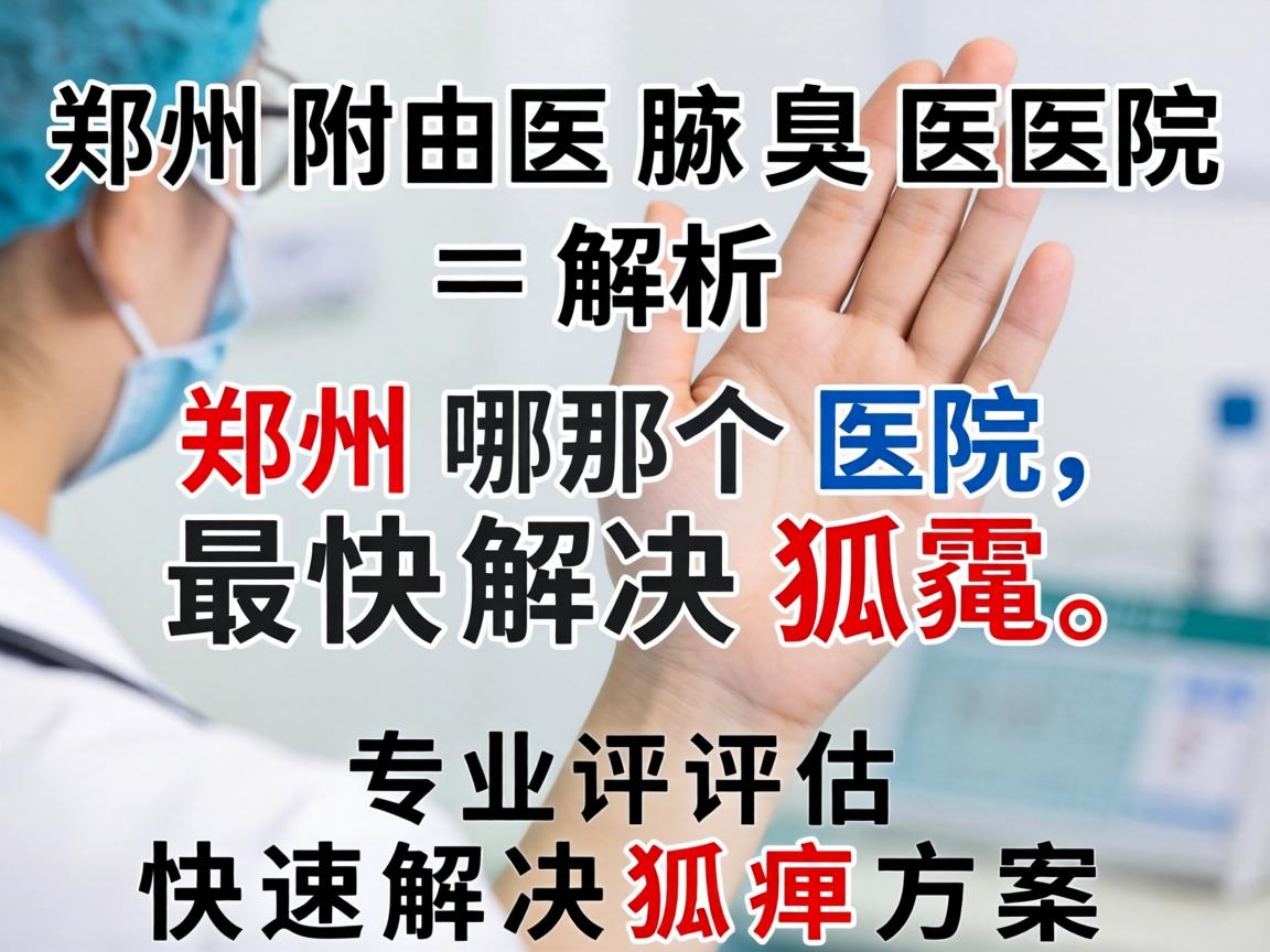 郑州附医腋臭医院解析，郑州哪个医院最快解决狐臭，专业评估快速解决狐臭方案