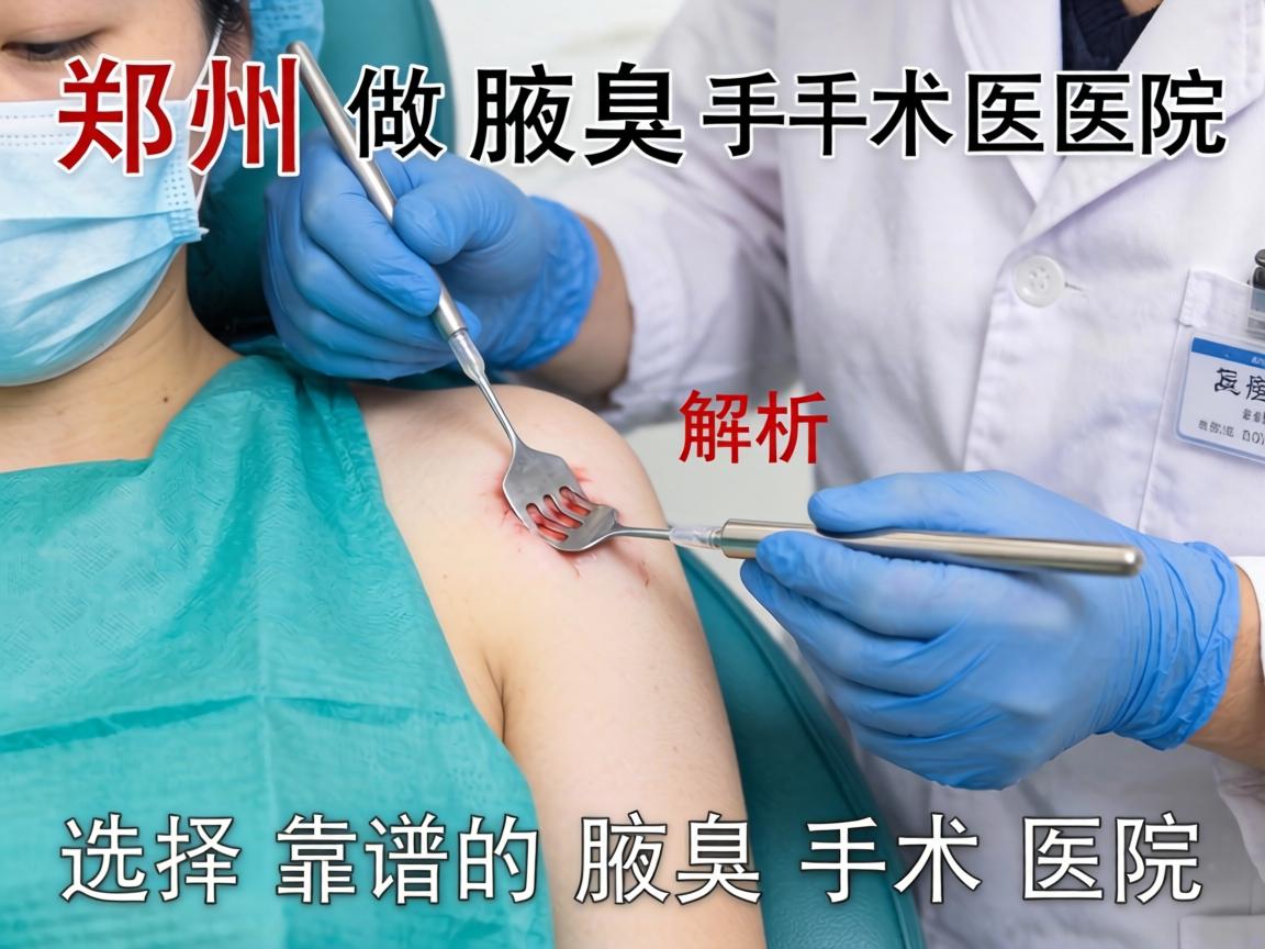 郑州做腋臭手术医院解析,如何选择靠谱的腋臭手术医院 郑州做腋臭手术医院解析,如何选择靠谱的腋臭手术医院