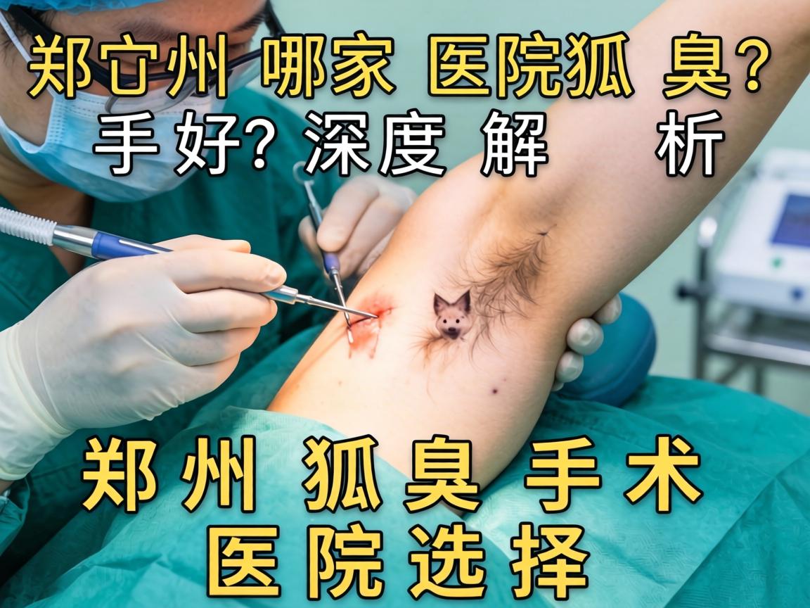 郑州狐臭手术哪家医院好？深度解析郑州狐臭手术医院选择