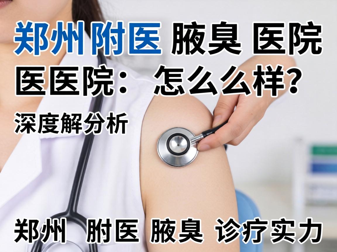 郑州附医腋臭医院怎么样？深度解析郑州附医腋臭诊疗实力
