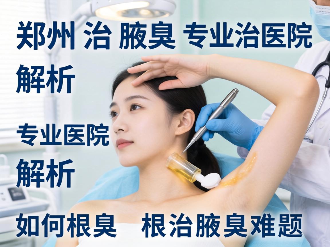 郑州治腋臭专业医院解析，专业医院如何根治腋臭难题
