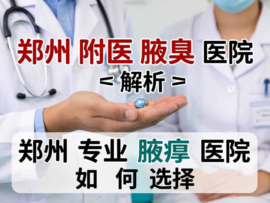 郑州附医腋臭医院解析，郑州专业腋臭医院如何选择