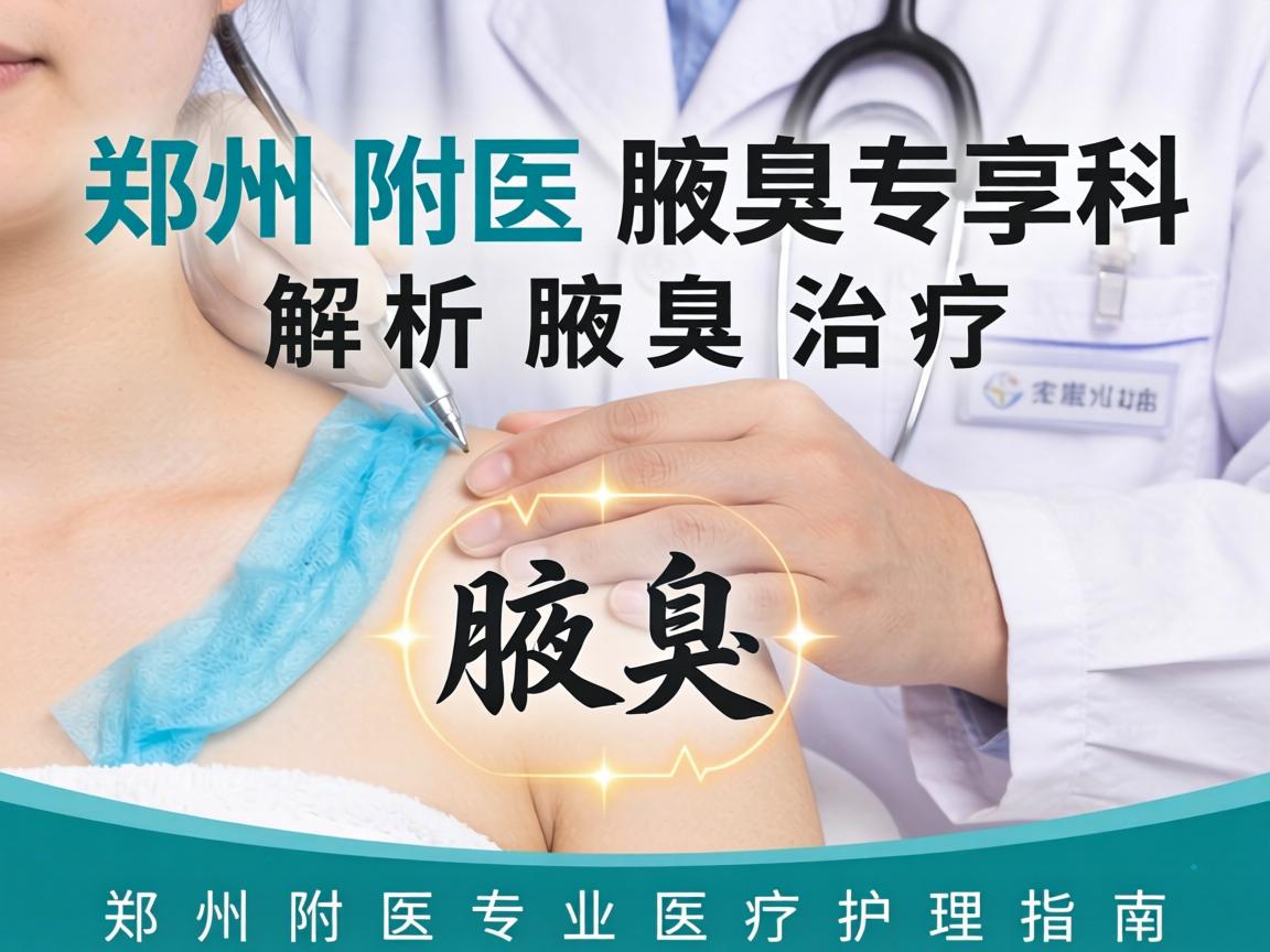 郑州附医腋臭专科解析腋臭治疗，郑州附医专业医疗护理指南