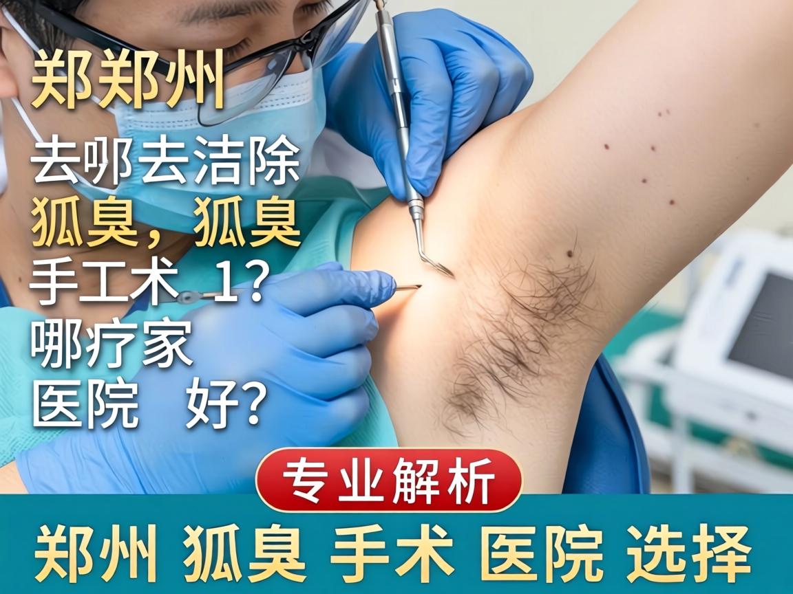 郑州去除狐臭手术哪家医院好？专业解析郑州狐臭手术医院选择