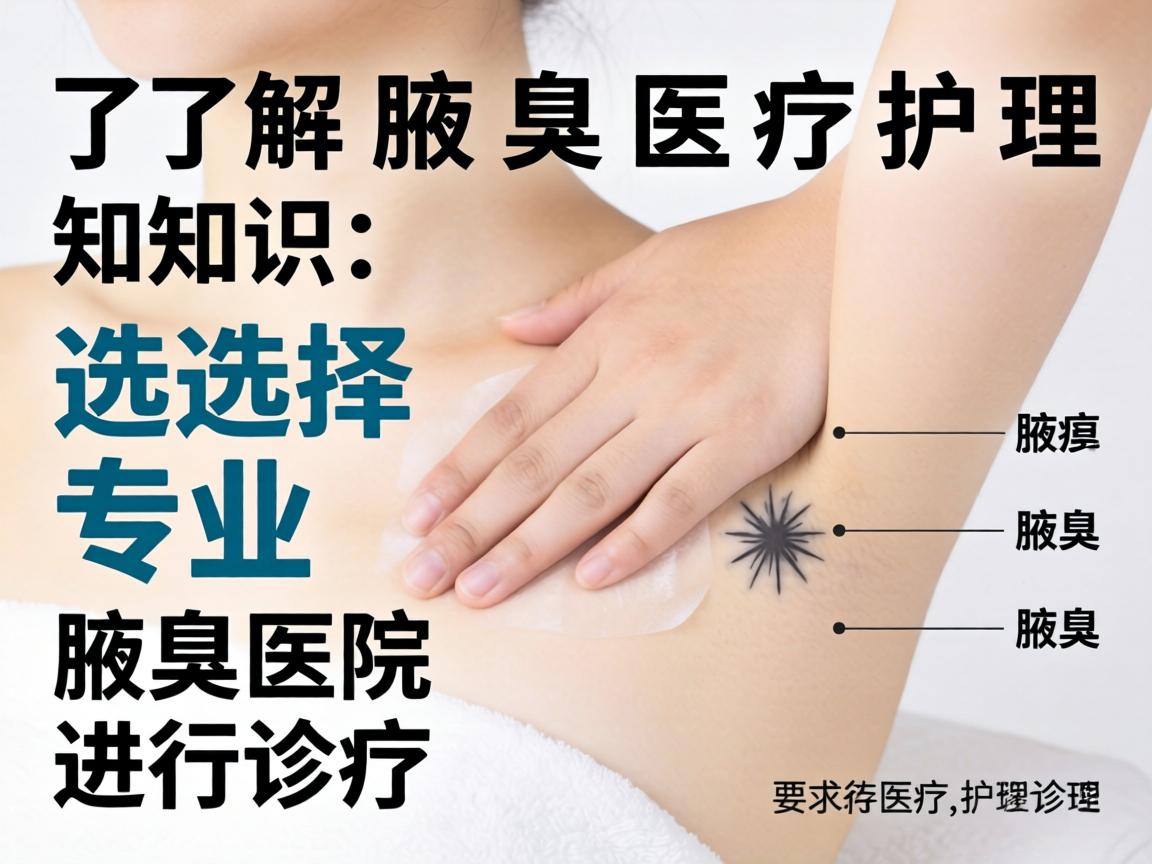 了解腋臭医疗护理知识，选择专业腋臭医院进行诊疗