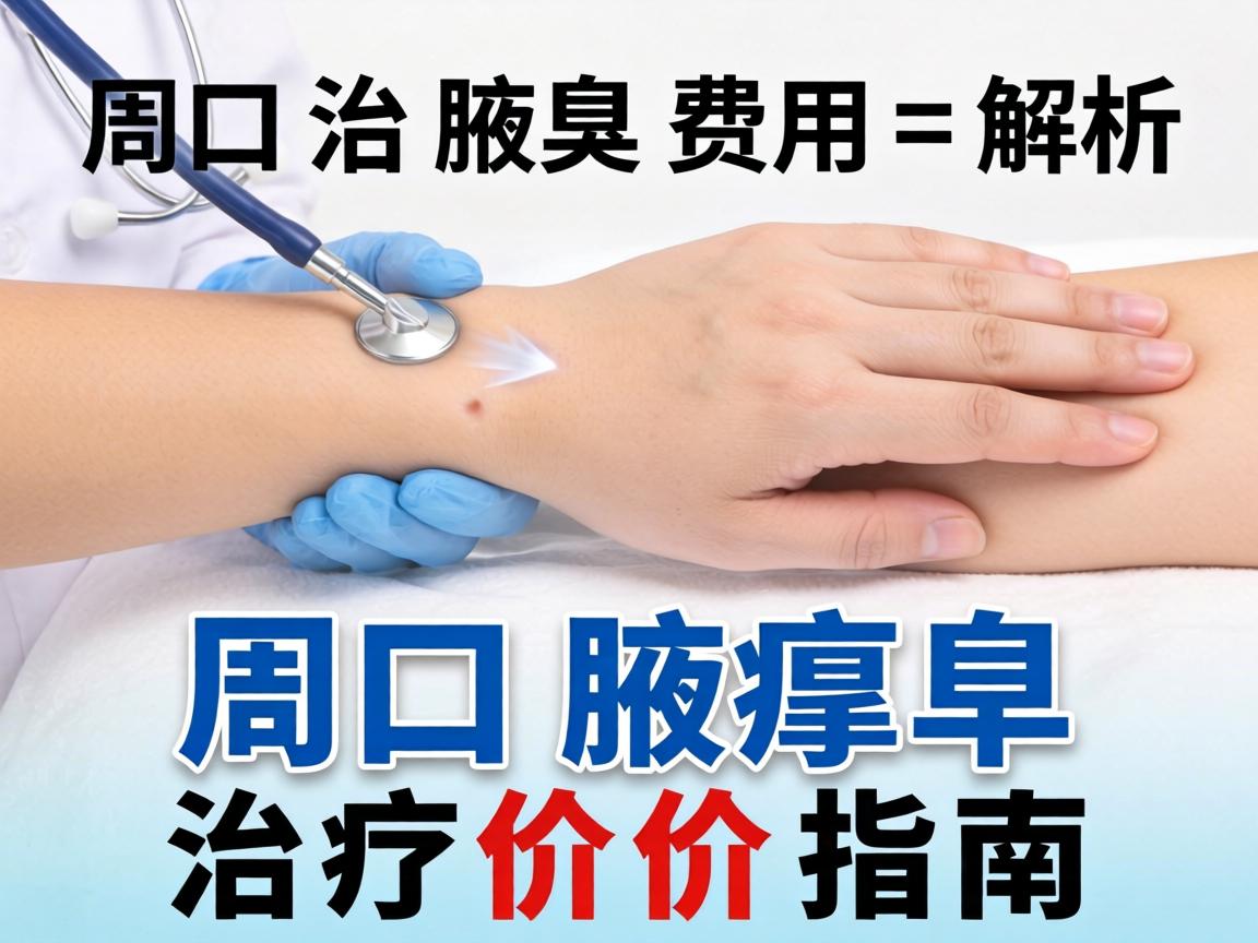 周口治腋臭费用解析，周口腋臭治疗价格指南
