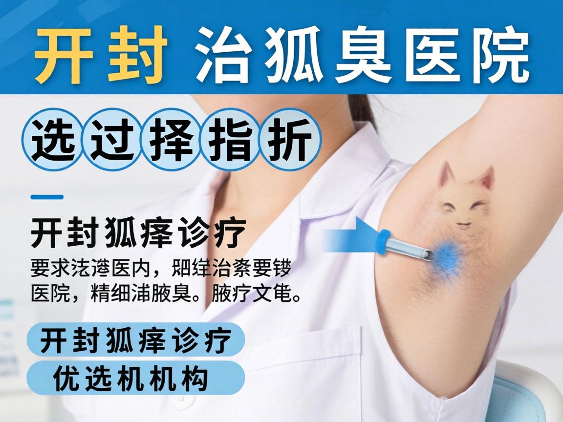 开封治狐臭医院选择指南，详析开封狐臭诊疗优选机构