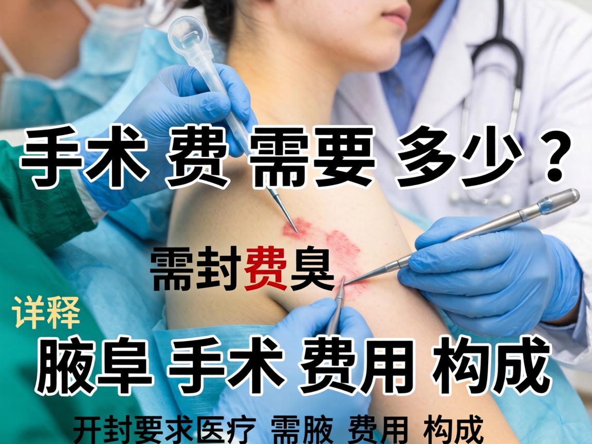 开封腋臭手术费需要多少？详解腋臭手术费用构成