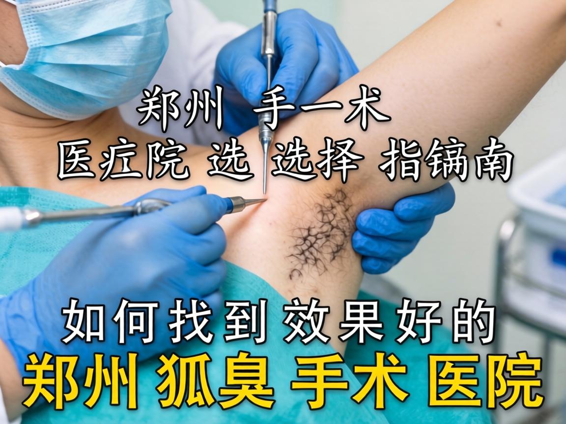 郑州狐臭手术医院选择指南，如何找到效果好的郑州狐臭手术医院
