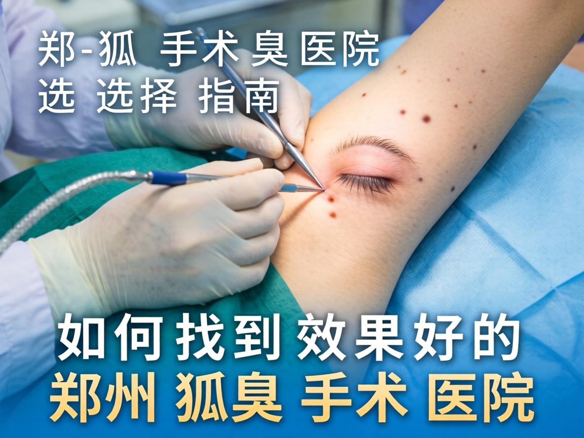 郑州狐臭手术医院选择指南，如何找到效果好的郑州狐臭手术医院