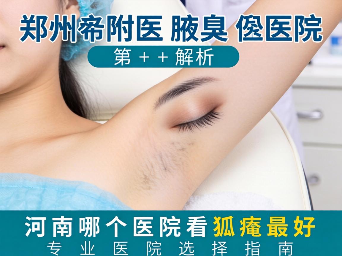 郑州附医腋臭医院解析，河南哪个医院看狐臭最好，专业医院选择指南