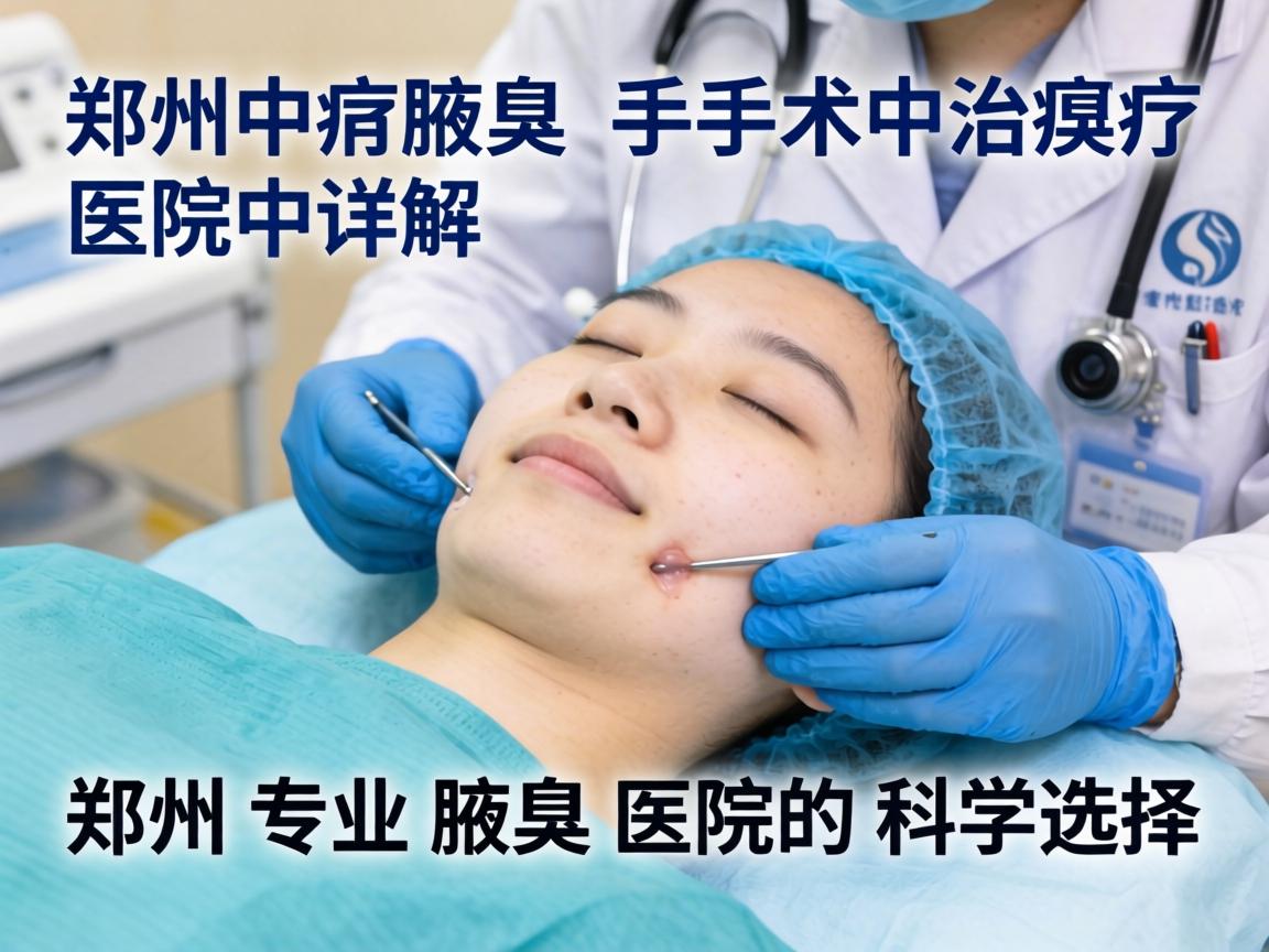 郑州腋臭手术治疗医院详解，郑州专业腋臭医院的科学选择