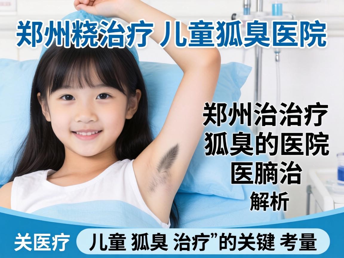 郑州治疗儿童狐臭的医院解析，儿童狐臭治疗的关键考量