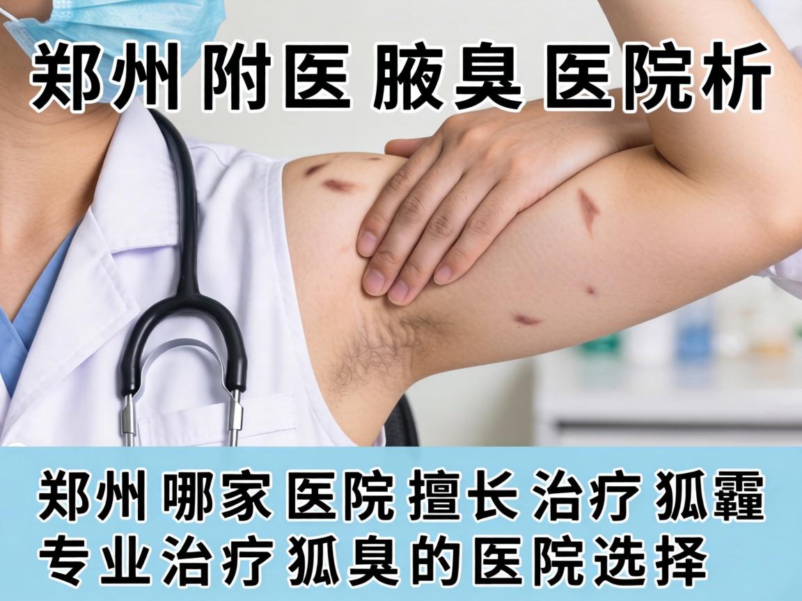 郑州附医腋臭医院解析，郑州哪家医院擅长治疗狐臭，专业治疗狐臭的医院选择