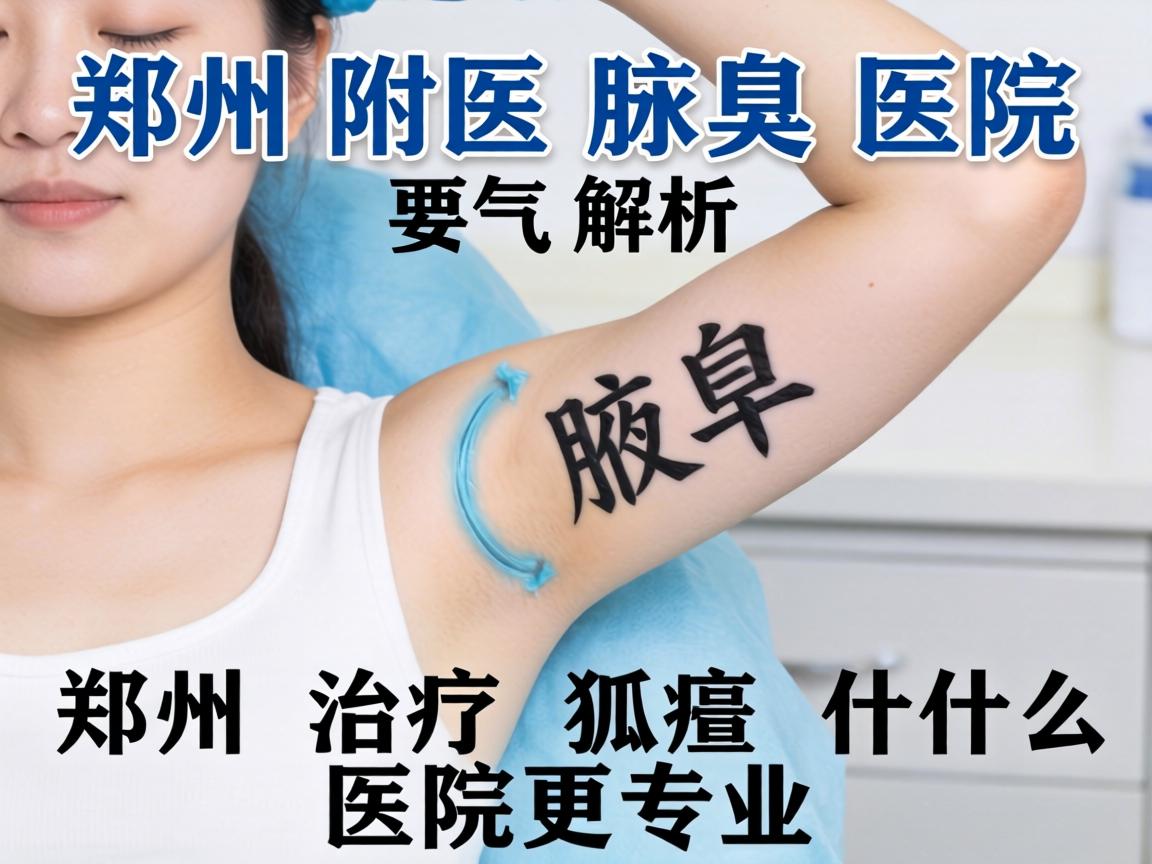 郑州附医腋臭医院解析，郑州治疗狐臭什么医院更专业