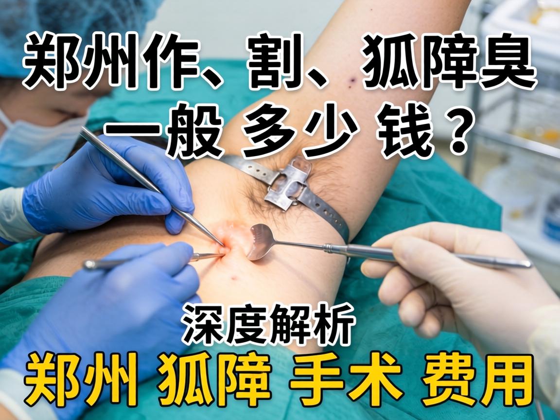 郑州割狐臭手术一般多少钱？深度解析郑州狐臭手术费用
