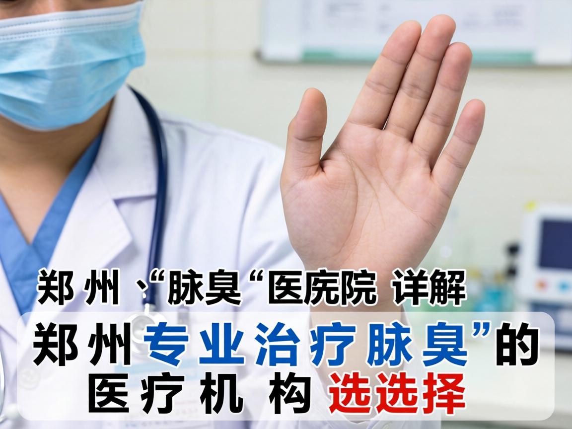 郑州腋臭医院详解，郑州专业治疗腋臭的医疗机构选择