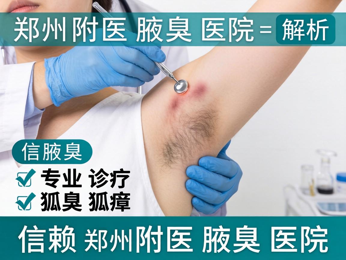 郑州附医腋臭医院解析，专业诊疗狐臭，信赖郑州附医腋臭医院