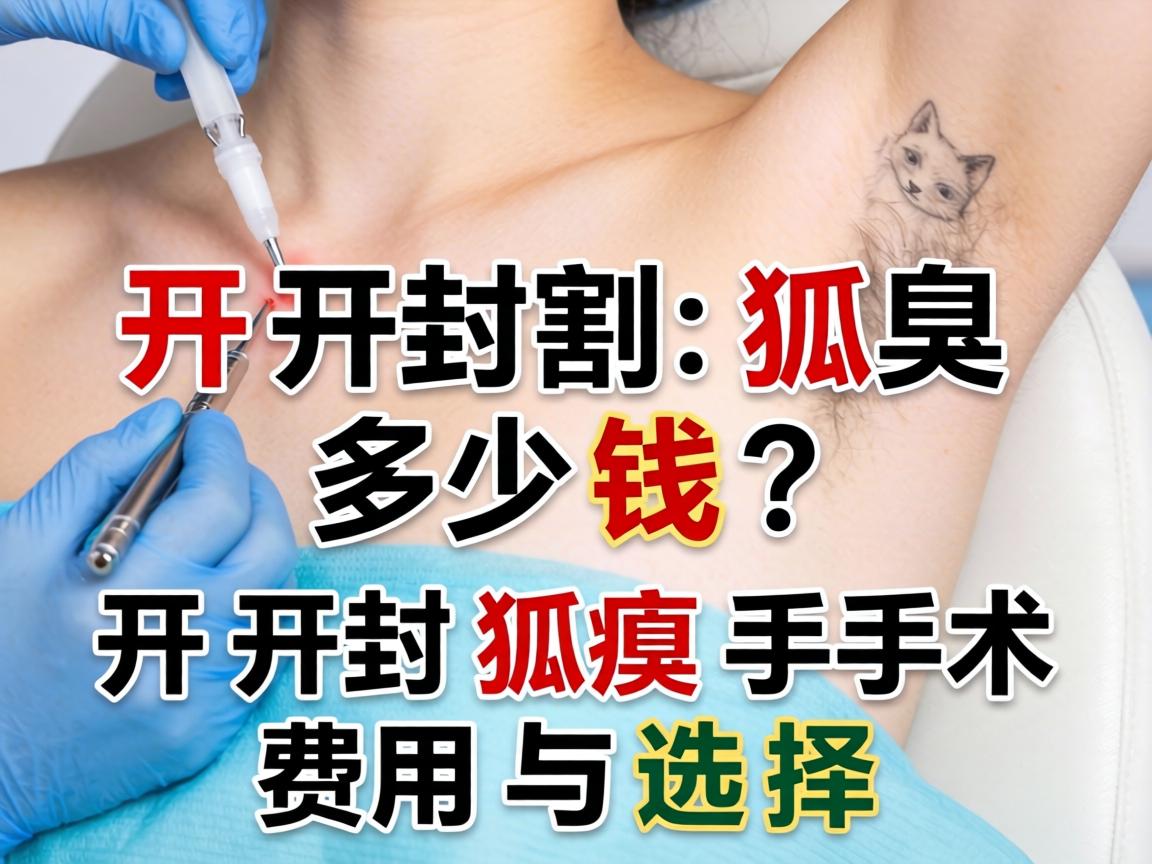 开封割狐臭多少钱？详解开封狐臭手术费用与选择