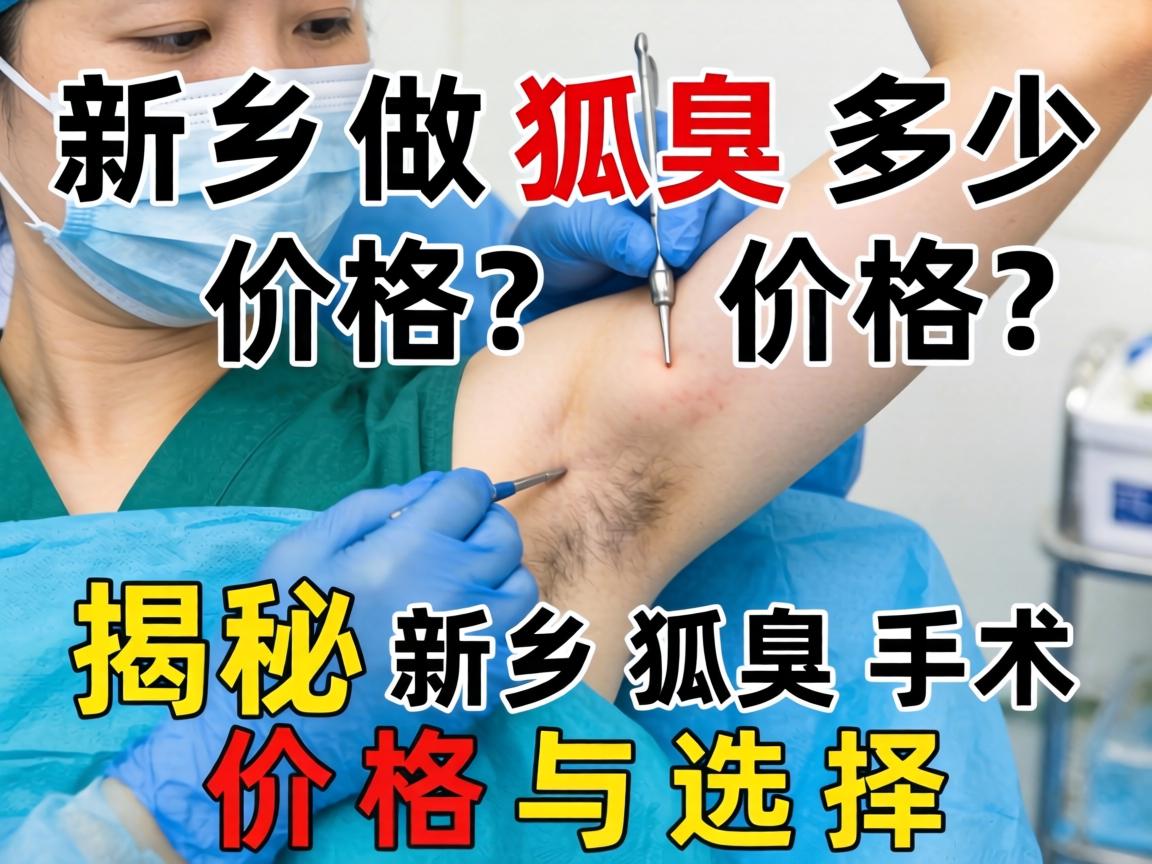 新乡做狐臭多少价格？揭秘新乡狐臭手术价格与选择